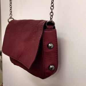 Mossimo- Red Crossbody Purse w/Chain Strap